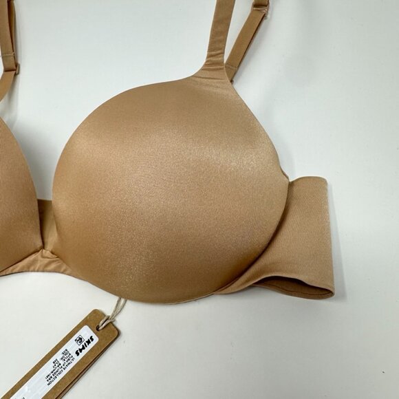 NWT SKIMS Ultimate Collection Push Up Plunge Clay Nude size 32B - Picture 7 of 10